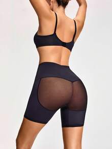 SHAPORA Định hình cơ thể định hình eo cao giữa đùi Shapewear quần lót định hình mông nâng bụng-Kiểm soát eo đùi - màu đen - Xem 6