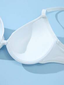 DesireSculpt Women's Underwire Casual Comfortable Push-Up Bra 2pcs Set - Multicolor - View 7