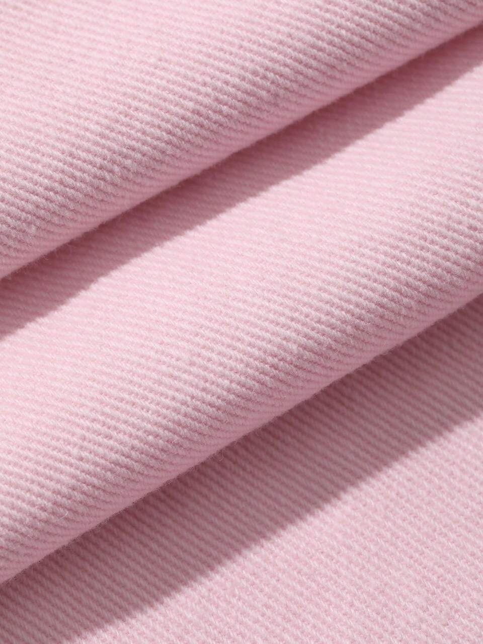 Women's Simple Sexy Solid Color Tie Front Denim Vest And Jeans Set, Spring/Summer Vacation Pink