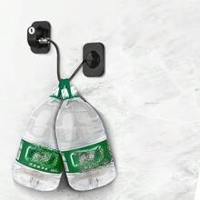 1個矽膠冰箱鎖扣，可用作箱子鎖扣。安裝冰箱鎖扣、鎖扣扣環、家具安全鎖扣、抽屜鎖扣、防滑門鎖扣、免鑽孔櫥櫃門密碼鎖扣，附鑰匙 - 多色 - 查看 6