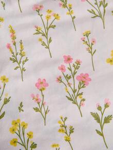 5pcs/Set Girls' Camisole Tank Tops, Rich Colors, Versatile, 4 Soft Macaron Colors - Light Yellow, Light Pink, Sky Blue, Mint Green, With Fresh Ditsy Floral Style In The Middle, Refreshing And Eye-Catching For Single Wear, Also Great For Layering, Suitable For Daily School, Outings, Etc., Practical And Versatile, Essential All-Match For Spring/Summer Wardrobe - Multicolor - View 6