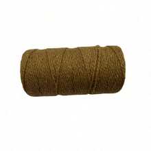 2mm 100M Cuerda de macramé colorida de 2 hebras para manualidades DIY, cuerda retorcida beige para decoración textil del hogar - Multicolor - Ver 10