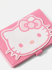 HELLO KITTY AND FRIENDS | SHEIN Cute Leather Cartoon Personalized Card Bag - Pink C - View 2