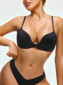 SHAPORA Wireless Seamless Comfortable Women's Bra - Multicolor - View 4