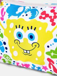 SpongeBob SquarePants | SHEIN A Single Armpit Bag Is Suitable For College Students, Shopping, Festival PT, And Dinner Parties. - Burgundy - View 5