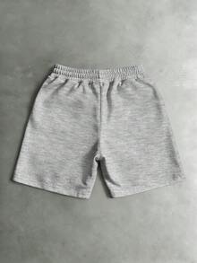 PAVTROS Pantalones cortos de hombre de talla grande, sueltos, simples y de moda para ocasiones casuales - Gris - Ver 2