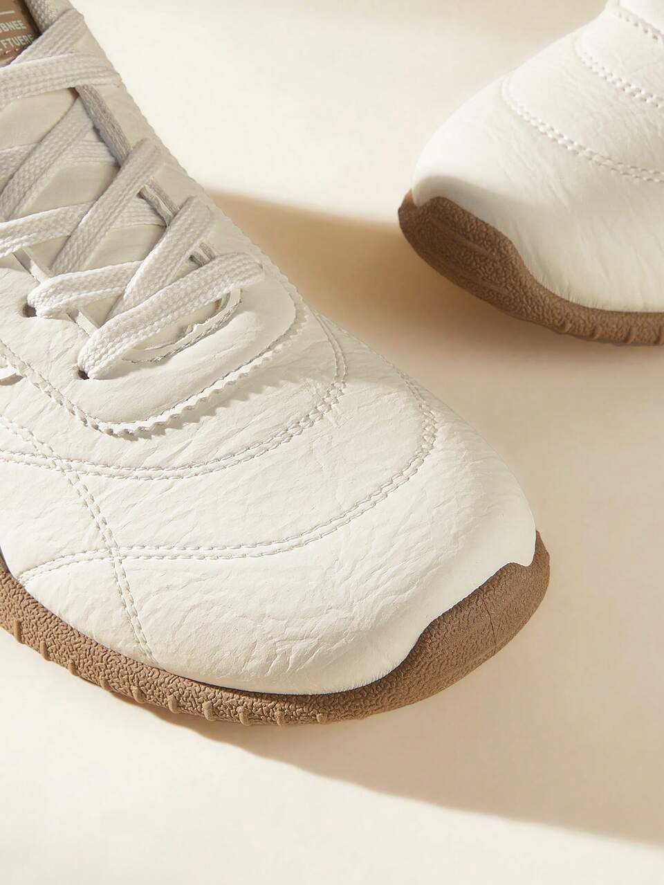 CUCCOO EASI Women's Lace-Up Splicing Design Round Head Casual Style PU With Imitation Suede Leather Casual Sports Shoes Daily Outdoor Leisure Sports
