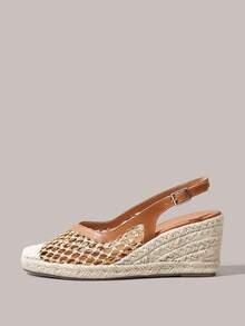 Styleloop Women's Wedge & Platform Shoes, Bohemian, Beach Vacation, Western Wind, Summer Wear, Travel Essentials - Brown - View 3