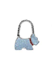 Muroi Mono Cute Dog Shaped Foldable Purse Hanger, Fashionable Metal Table Hook For Handbags, Portable Bag Hanger For Desk, Anti-Slip Purse Hook With Rhinestone, Keep Your Bag Secure And Off The Floor, Multi-Color Leopard Print & Polka Dot Options, Ideal For Office, Restaurant, School, Coffee Shop, Great For Pride Month, Eid Al-Adha, Back To School, Housewarming, Birthday, Valentine's Day Gifts, Unique Accessory For Women & Girls - Multicolor - View 14