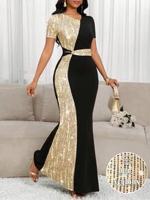 as.Vestido formal largo para mujer, vestido de trabajo para mujer, nuevos lanzamientos, vestido de graduación, vestido de cumpleaños, ropa de verano para mujer, vestido de trabajo de verano. - Multicolor 3 - Ver 10