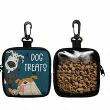 PETSIN 1pc Zippered Dog Treat Pouch - Portable Polyester Pet Snack Bag Suitable For Outdoor Activities And Walking, Available In Black, Red, Purple, Blue, Suitable For Dog Owners And Trainers To Carry Pet Treats, Dog Accessories, Dog Snack Bag, Dog Toys, Dog Walking Bag, Dog Snack Storage - Multicolor - View 15