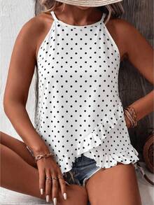 EMERY ROSE New Women's Fashion Print Versatile Vacation Plus Size Tank Top - Multicolor - View 4