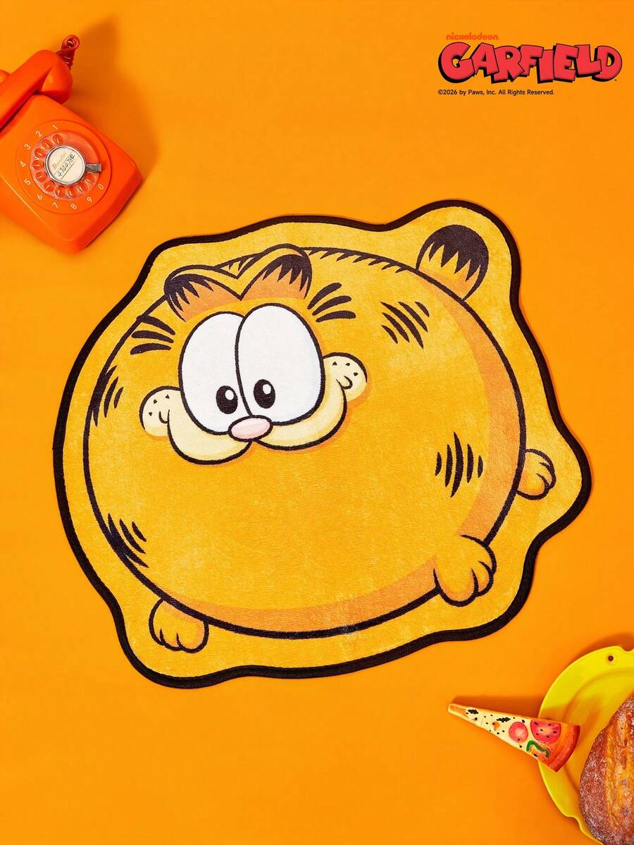 GARFIELD | Joivida 1pc Rug – Licensed Cartoon Floor Mat, Soft Plush Home Decor - Garfield - View 1
