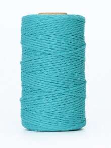 2mm 100M Cuerda de macramé colorida de 2 hebras para manualidades DIY, cuerda retorcida beige para decoración textil del hogar - Multicolor - Ver 25