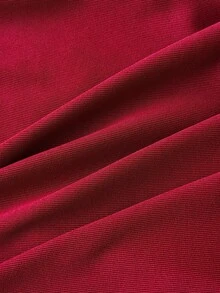 Moireta Conjunto de Pijama Feminino com Camisola Cauda de Peixe de Decote Amplo e Shorts Mini, Estilo Minimalista Maduro, Versátil e Casual para Casa e Uso Externo - Multicolorido - Visão 3