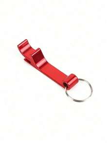1/16/50/100pcs Portable Beer Bottle Opener Keychain Mini Pocket Aluminum Alloy Beverage Beer Bottle Opener Wedding Party Favor Gifts, For Outdoor, Camping, Gift For Father - Multicolor - View 25