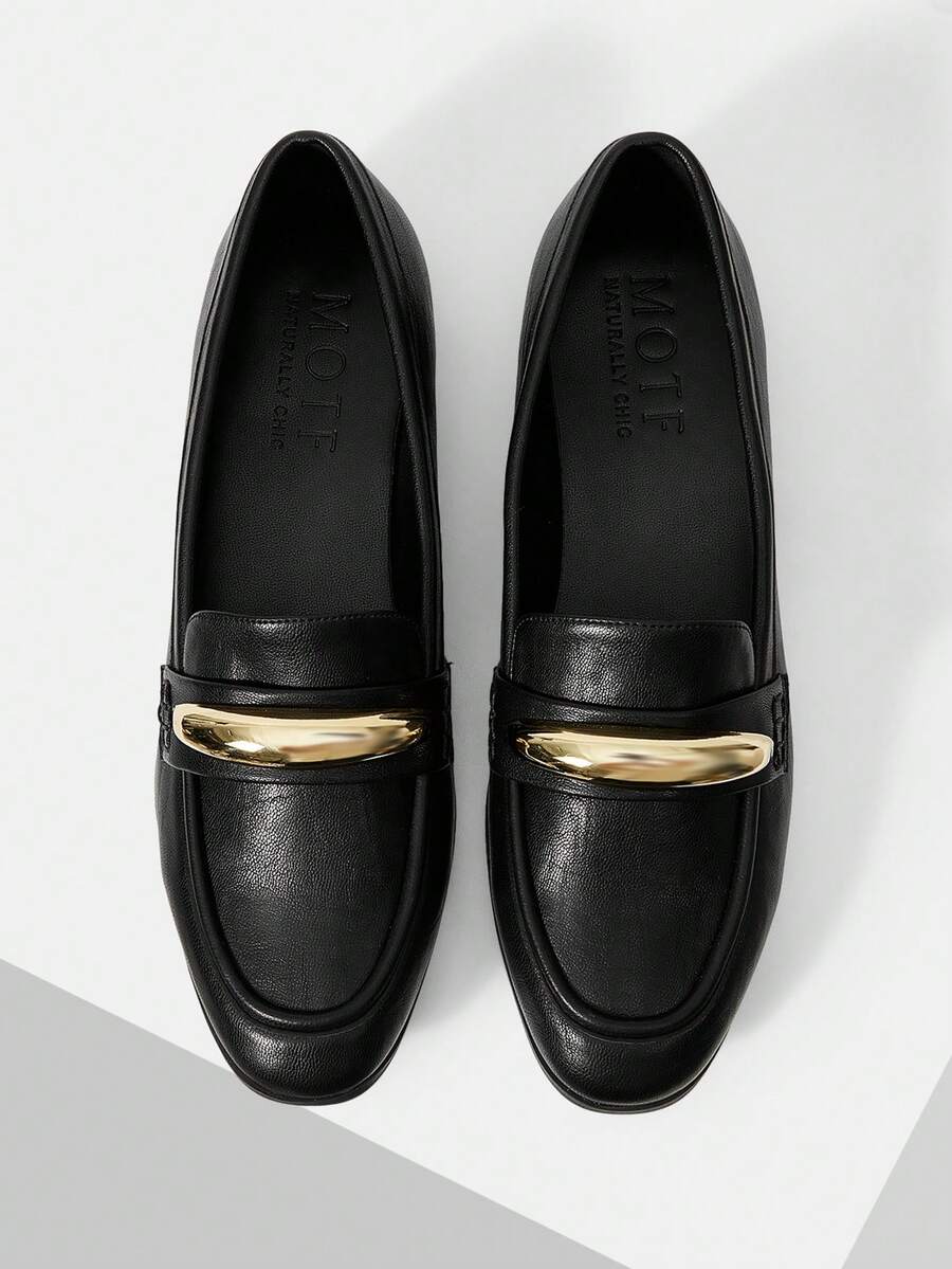 MOTF Zapatos planos versátiles y cómodos para mujer - Negro - Ver 1