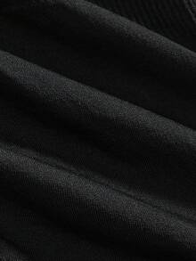 SHAPORA Prenda moldeadora de unicolor de cintura alta y sin costuras para mujer - Negro - Ver 3