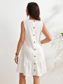 SHEIN Maternity Summer Casual Nursing Dress For Before And After Childbirth - White - View 2