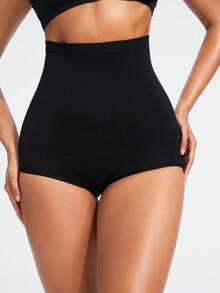 SHAPORA Shaping High Waisted Brief Shapewear Panty Body Shaper Butt Lifter-Tummy Waist Control - Black - View 7