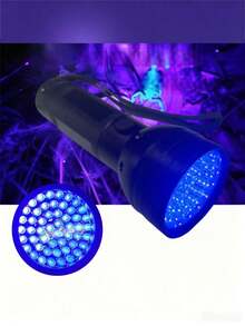 1Pc UV Violet Light Flashlight, Money Detector, Pet Urine &Fluorescent Agent Checker - متعدد الألوان - مشاهدة 1