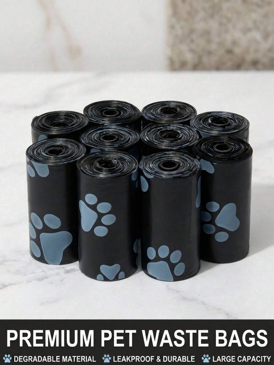 PETSIN 300個/20捲加厚狗便便袋,防漏寵物廢物袋,適合戶外遛狗使用(包含20/10/1容量的所有規格) - 查看 1