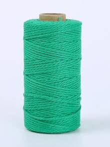 2mm 100M Cuerda de macramé colorida de 2 hebras para manualidades DIY, cuerda retorcida beige para decoración textil del hogar - Multicolor - Ver 16