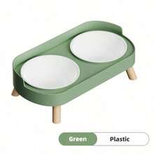 PETSIN Stainless Steel/PVC Pet Bowl Set With Stand, Dual Bowls, Suitable For Small Dogs And Cats, With Splash Guard - Pet Feeder - 150ml - View 23