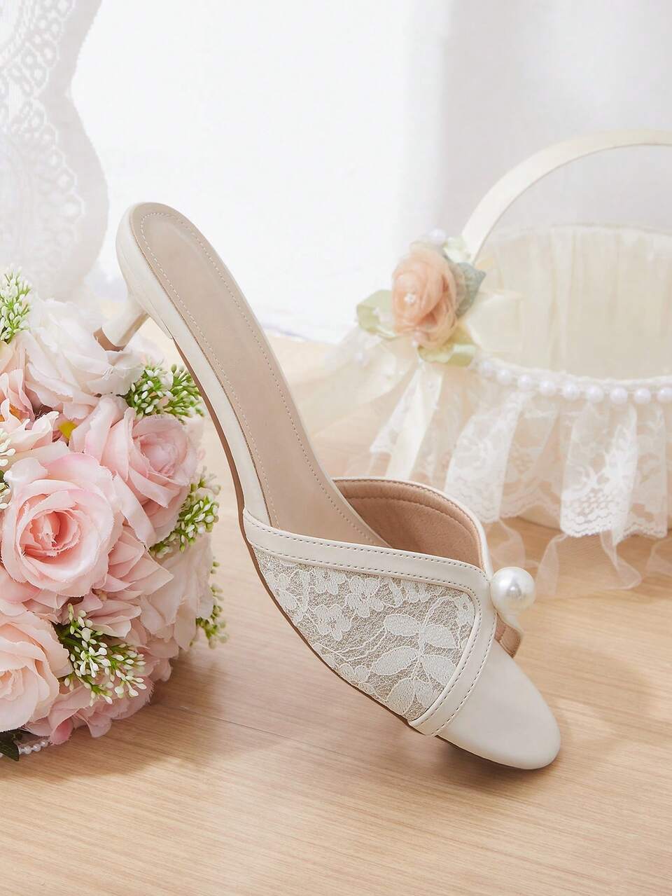 CUCCOO HITCHD Ladies New Summer Beige Open Toe One Piece Fashion Elegant Ladies High Heel Sandals Round Toe Thin Heel Open Toe Sandals Suitable For Daily Versatile Sexy Party Banquet Ladies Sandals Slippers