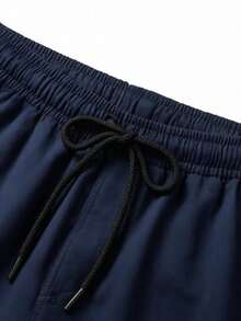 Gym Rark Quần short thể thao nam mùa hè in chữ 2 trong 1, tập gym và hoạt động ngoài trời - Màu xanh hải quân - Xem 7