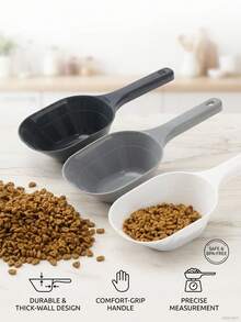 PETSIN Ergonomic Pet Food Spoon - Deep Spoon Design, Suitable For Cat And Dog Food, Durable Animal Food Measuring Cup, Suitable For Various Pets - 200ML - View 1