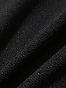 DAZY Shorts ajustados moldeadores de unicolor versátiles y casuales para mujer - Negro - Ver 8
