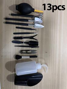 黑色系列多肉植物工具园艺工具套装室内种植和盆栽移栽园艺套装 - 彩色 - 查看 15