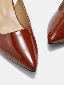 CUCCOO CURVES Wide Design Women's Pointed Retro Brown Style, Spring Shoes, Suitable For Spring Break, Easter To Christmas - Brown 3 - View 8