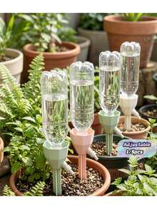 1/5Pcs Automatic Plant Watering Kit With Adjustable Slow-Release Control Valve Switch, Suitable For Indoor And Garden Plant Sprayers - A - View 1
