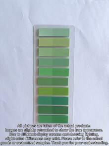 7 paquetes/paquete Notas adhesivas de índice multicolor degradado, 200 hojas por tarjeta, colores vibrantes, adecuadas para oficina, clasificación de documentos de estudio, marcado de cuadernos y anotación de páginas - Multicolor - Ver 15