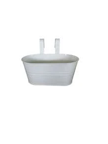1/2/3pcs Large Wall-Mounted Planter Set; Gardening Flower Pot, Plant Pot, Durable Iron Wall Hanging Planter; Sturdy And Durable; Detachable Hooks Included; Suitable For Railings, Fences, Balconies, Yards, Gardens And Indoor Decor - Hanging Flower Pots - View 22