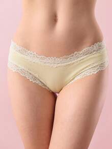 Bonmuse 5条/套 女士性感蕾丝拼接低腰无痕丁字裤，舒适透气，适合瑜伽、运动、日常穿着 - 彩色 - 查看 10