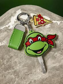 TEENAGE MUTANT NINJA TURTLES | SHEIN Gantungan Dekorasi Tas Fashion, Hadiah yang Dipersonalisasi - Hijau - View 2