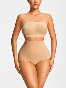 SHAPORA Women's High Waist Shapewear Bottoms, Panty - Apricot - View 5
