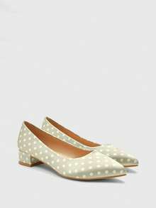 Green polka dot