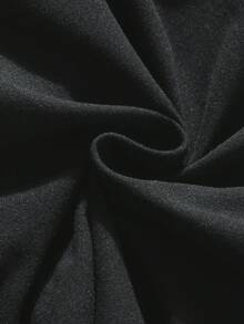 NEOREFINED Plus Size Men's Solid Color All-Match T-Shirt Fashion Versatile Summer - Black - View 4