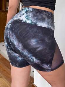 Muchica 大码弹力腰带休闲短裤，百搭日常穿搭，夏季必备 - 彩色 - 查看 3