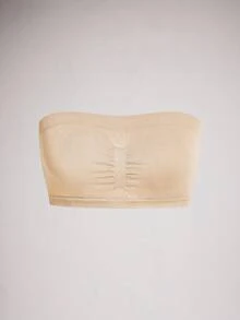 3件套女士简约纯色抹胸文胸套装 - 彩色 - 查看 10
