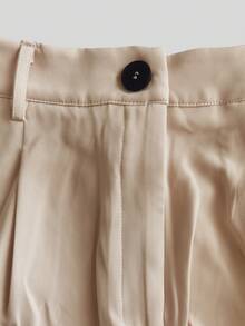 EMERY ROSE Summer Casual Striped Sleeveless Top + Shorts Set - Apricot - View 4