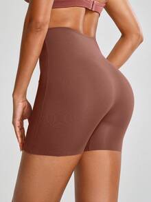 SHAPORA Women's Solid Color Shapewear Bottoms - Brown - View 2