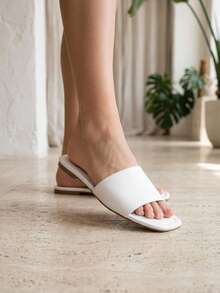 Sandal With Shiners - Walk And Stand Out! - White - View 2