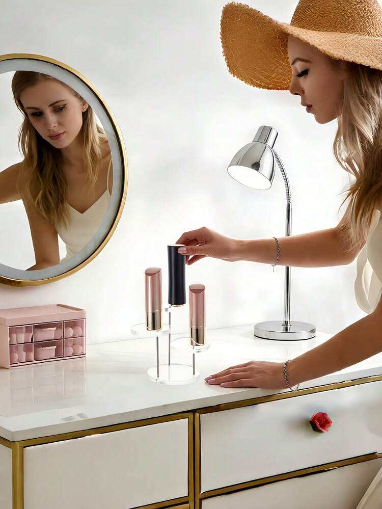 Thickened Clear Acrylic 3 Tier Display Stand Ladder Tray For Jewelry Rings Watches Perfume Dessert - multicolor - View 6