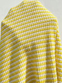 Boho Mama Maternity Striped Colorblock Casual Vacation Daily Outing Camisole Dress - Yellow - View 8