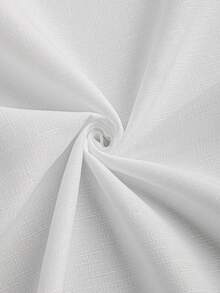 Core Aspect Camisa polo de manga corta con textura de bambú para hombre, prenda casual adecuada para ir al trabajo, uso diario y fines de semana, formal - Blanco - Ver 8